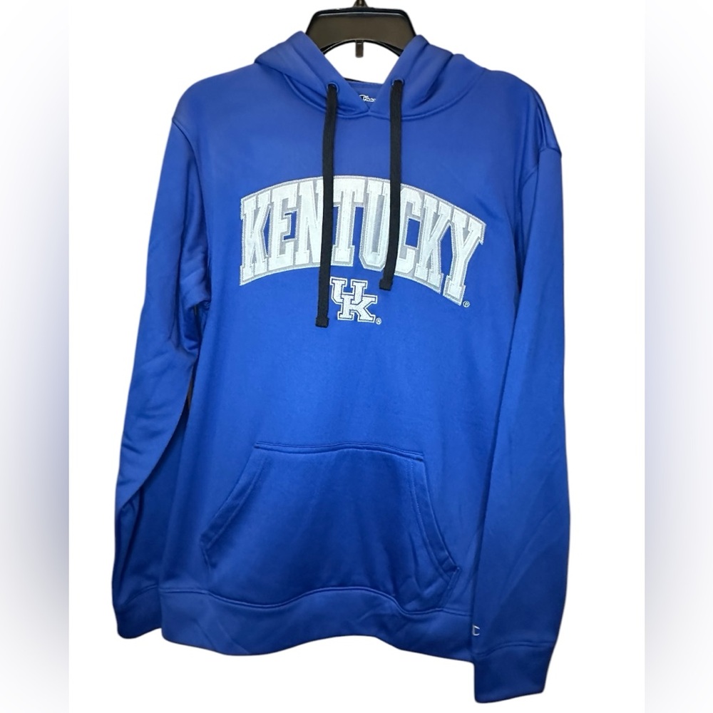 Champion‎ Kentucky Wildcats UK Hoodie Blue Long Sleeve Pullover size S Go CATS!